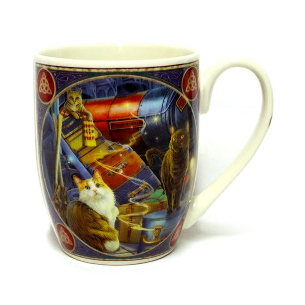Porcelain Mug  Lisa Parker Witchwood Express Cats | Bed Sava