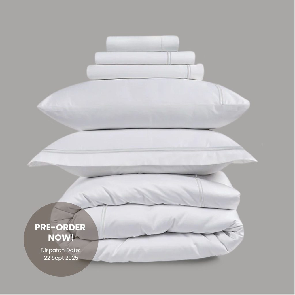 800 Thread Count Egyptian Cotton Margaret LUXE Bedding Set  Brilliant White King  Brilliant WhiteBrilliant White | Bed Sava