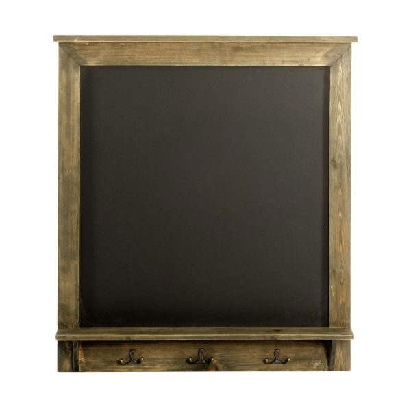 Vintage Chalkboard with Hooks 64 x 8 x 71 cm | Bed Sava