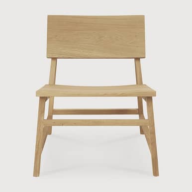 Ethnicraft Oak Lounge Chair N2