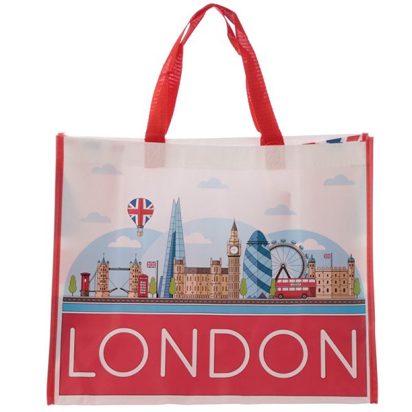 Durable Reusable Shopping Bag  London Icons | Bed Sava