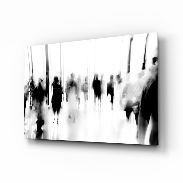 Glass Wall Art in Crowds | Bed Sava