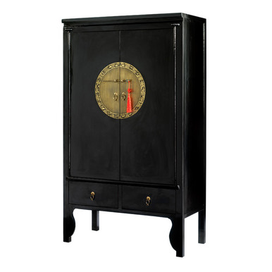 Black Lacquer Wardrobe black