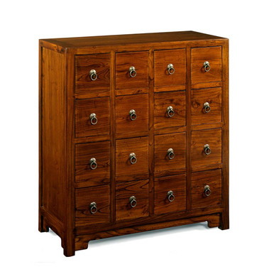 Oriental Hundred Eye Chest black lacquer