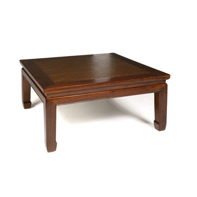 Oriental Square Coffee Table - Daybed warm elm wood