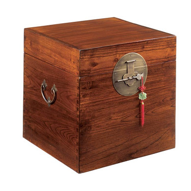Oriental Square Trunk black lacquer