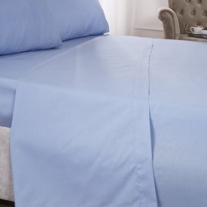 180 Thread Count Percale Flat Sheet | Bed Sava