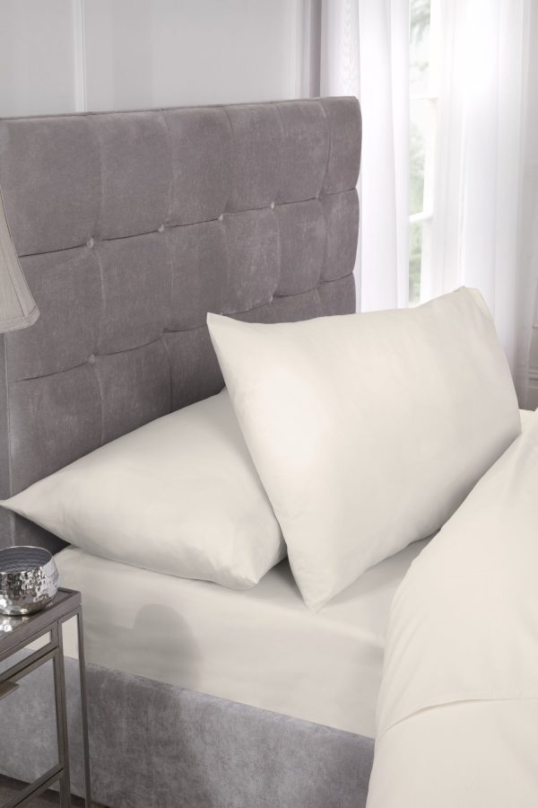 180 Thread Count Percale Fitted Sheet | Bed Sava