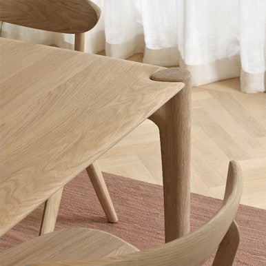 Ethnicraft PI Nordic Dining Table Oak width 220 depth 95 height 76 cm