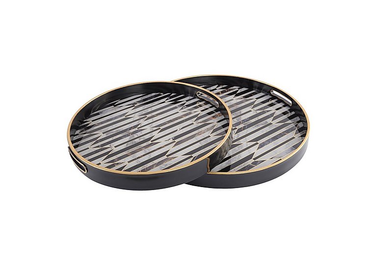 Art Deco Set of 2 Trays | Bed Sava