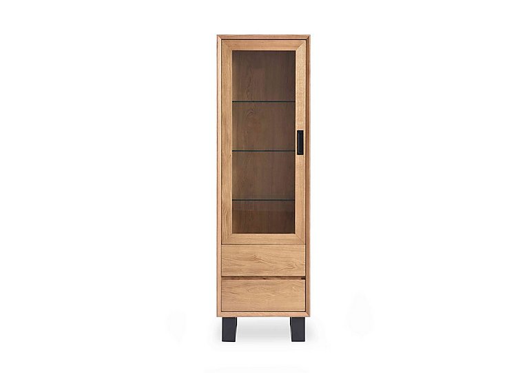 Aydin Left Hand Facing 1 Door Curio Cabinet