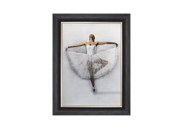 Ballerina Pique Framed Picture | Bed Sava
