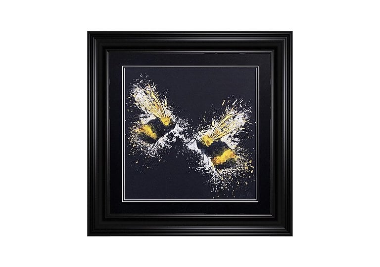 Bee Love Black Framed Art