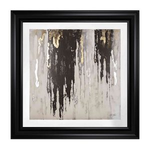 Black Gold Abstract 2  Black  Gold | Bed Sava