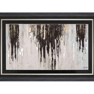 Black Gold Abstract Landscape  Black  Gold | Bed Sava