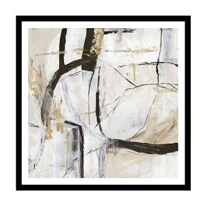 Black Stroke II Framed Picture | Bed Sava