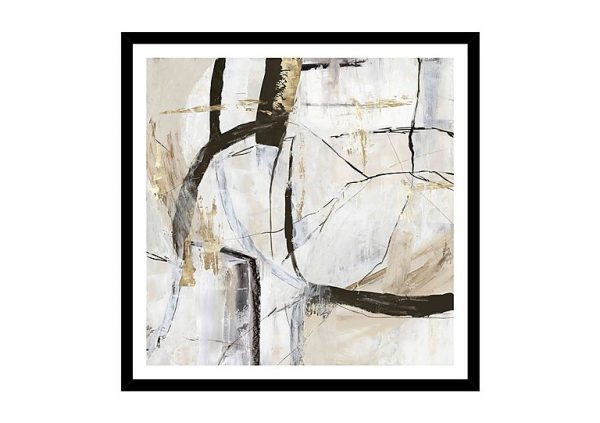 Black Stroke II Framed Picture | Bed Sava