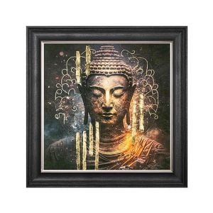 Buddha Gold Framed Picture | Bed Sava
