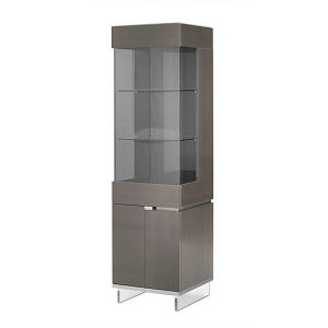 ALF  Corrado 1 Door Left Hand Curio Cabinet | Bed Sava