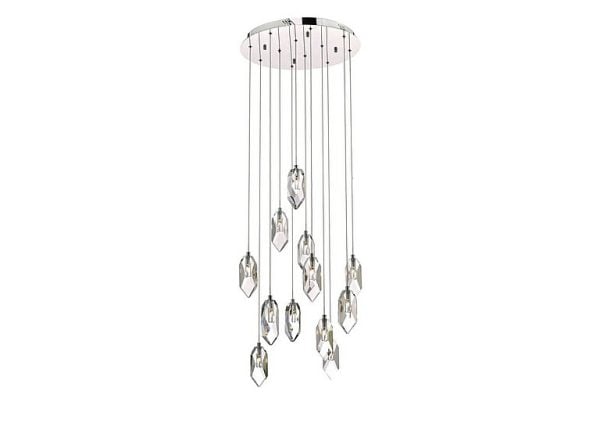 Crystal Cluster Pendant Ceiling Light | Bed Sava