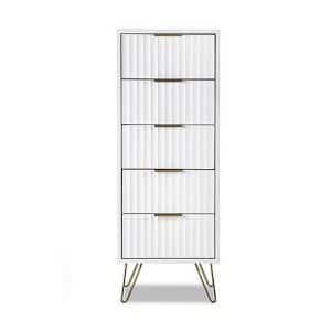 Elia 5 Drawer Tall Chest | Bed Sava
