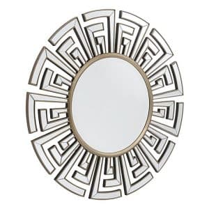 Emile Art Deco Circular Mirror | Bed Sava