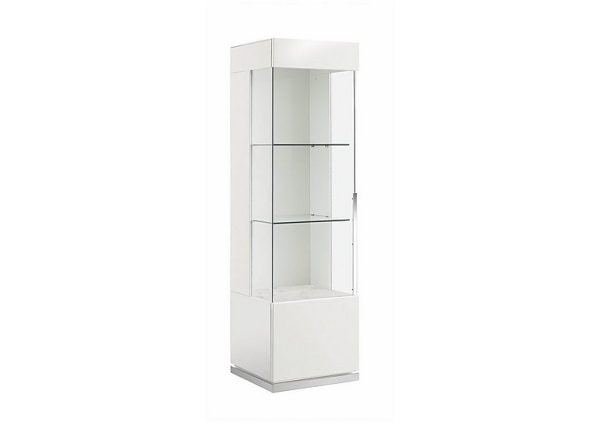 ALF  Fascino 1 Door Left Hand Curio Cabinet | Bed Sava