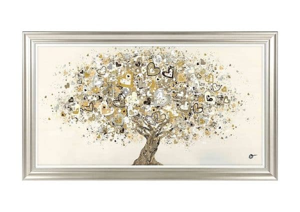 Heart of Gold Framed Art | Bed Sava