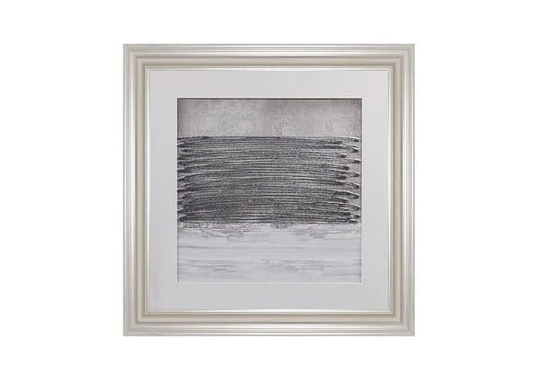 Silver Horizon Framed Square Wall Art | Bed Sava
