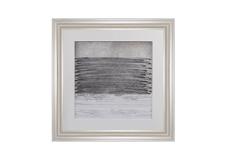 Silver Horizon Framed Square Wall Art