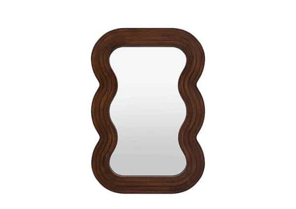 Halsey Rectangle Wave Mirror | Bed Sava