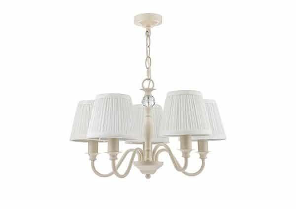Laura Ashley  Ellis 5 Light Chandelier | Bed Sava