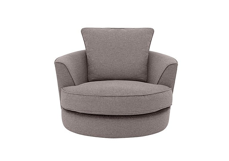Cory Fabric Swivel Chair - Dallas Taupe
