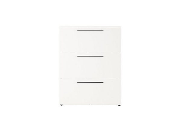 Avery 3 Door Shoe Cabinet  White | Bed Sava
