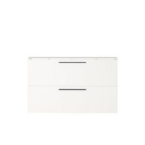Avery Large 2 Door Shoe Cabinet  White | Bed Sava