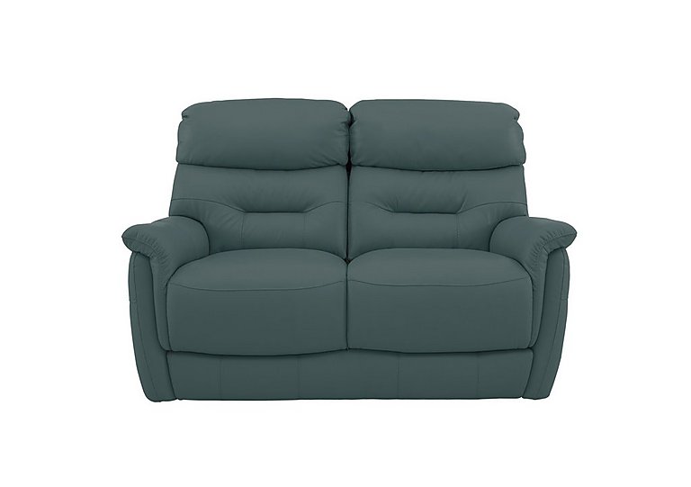 Chicago 2 Seater BV Leather Sofa - BV Lake Green