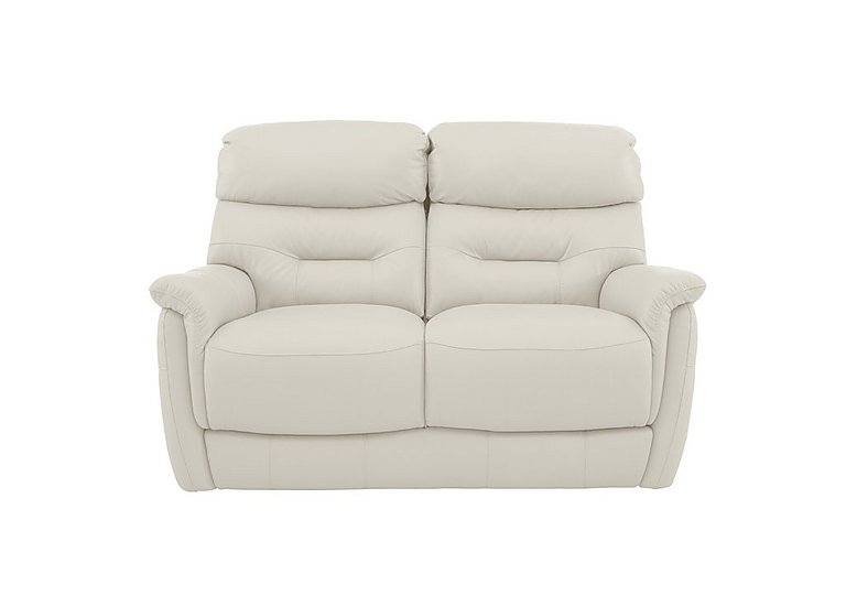 Chicago 2 Seater BV Leather Sofa - Frost