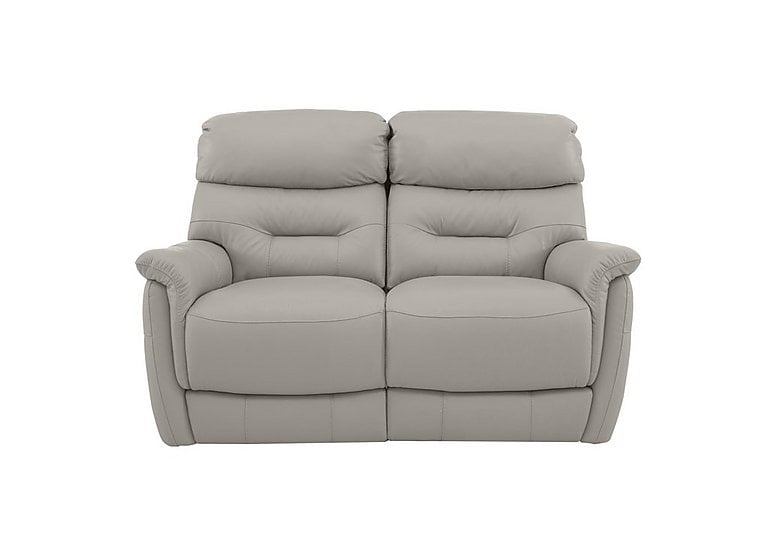 Chicago 2 Seater HW Leather Battery Recliner Sofa - Grey