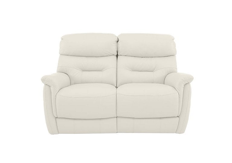 Chicago 2 Seater HW Leather Power Recliner Sofa - Star White