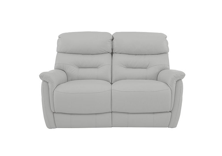 Chicago 2 Seater NC Leather Power Recliner Sofa - Grey