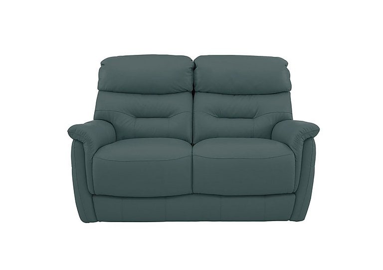 Chicago 2 Seater NC Leather Sofa - NC Lake Green