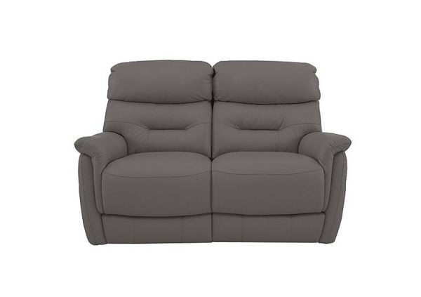 Chicago 2 Seater NC Leather Power Recliner Sofa  NC Elephant | Bed Sava