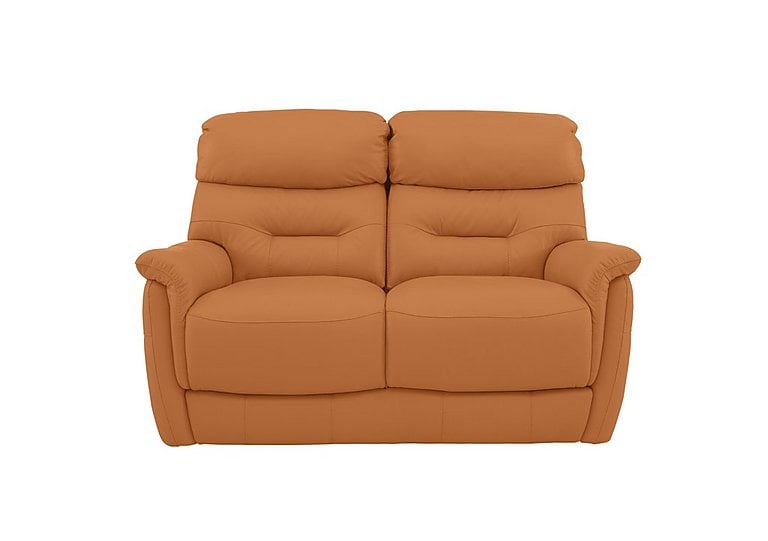 Chicago 2 Seater NC Leather Sofa - NC Honey Yellow