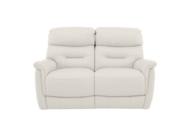 Chicago 2 Seater NC Leather Sofa - NC Star White