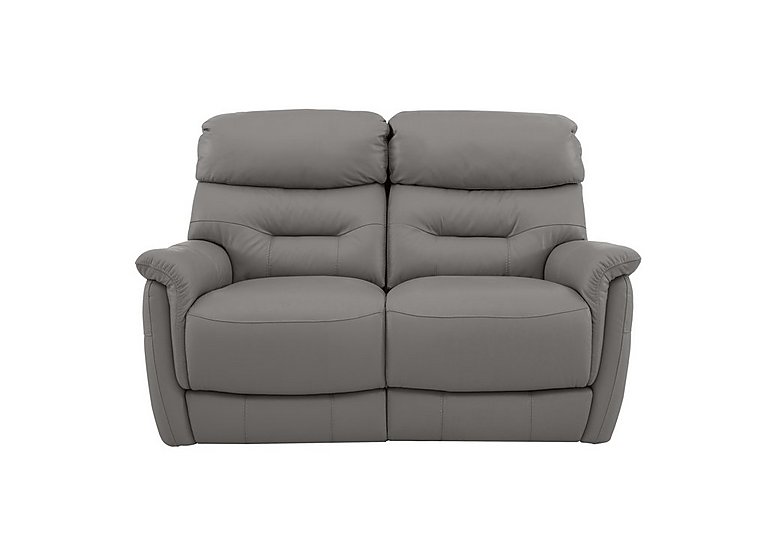 Chicago 2 Seater NC Leather Battery Recliner Sofa - Sleet