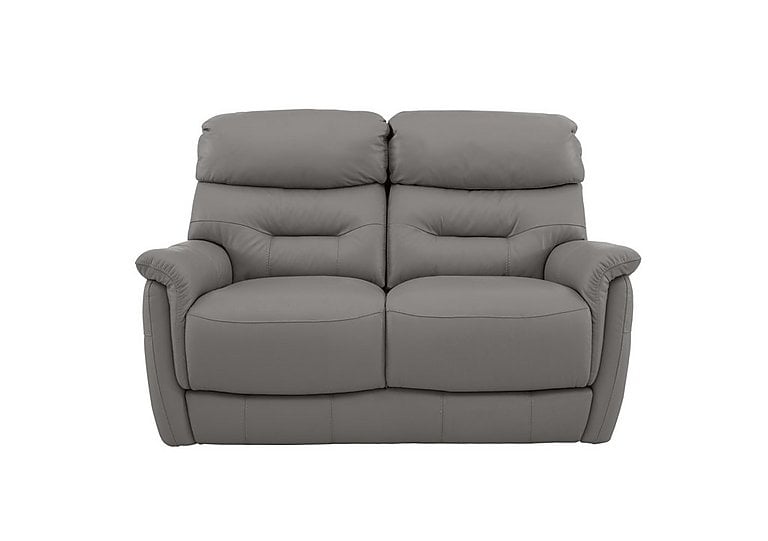 Chicago 2 Seater NC Leather Sofa - Sleet