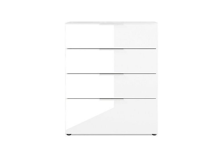 Clio 4 Drawer Chest - White