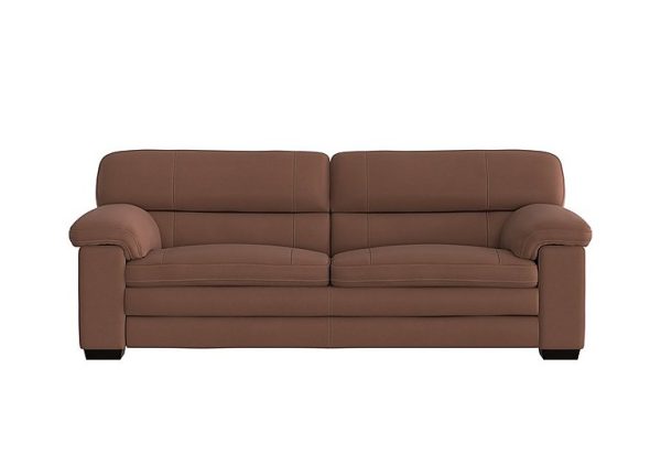Cozee Fabric 3 Seater Sofa  Hazelnut | Bed Sava