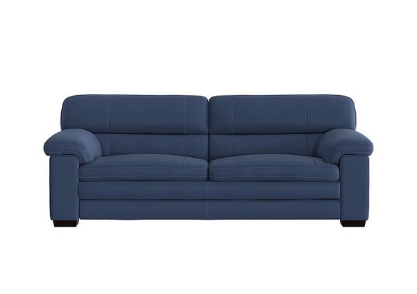 Cozee Fabric 3 Seater Sofa  Blue | Bed Sava