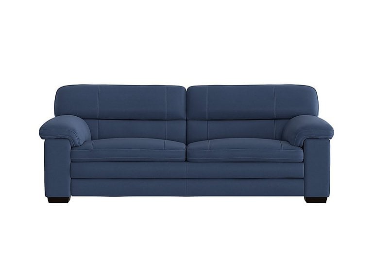 Cozee Fabric 3 Seater Sofa - Blue